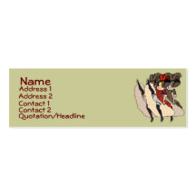 Oui! Oui! Oui! Profile Cards Business Card Templates