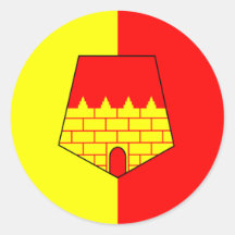 Oujda, Morocco Round Stickers