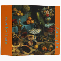 Our bounty.. oil painting, still life binders