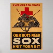 Our boys need sox Red Cross World War 2