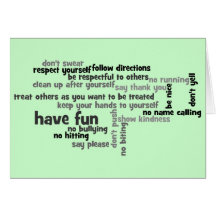 Our Church Rules Card