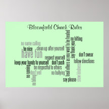 Our Church Rules Poster
