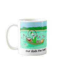our dads the best coffee mug