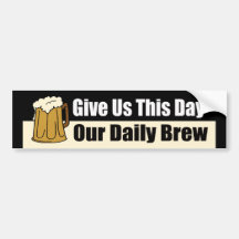 Our Daily Brew Bumper Sticker