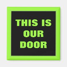 Our Door Stateroom  Door Marker Magnets