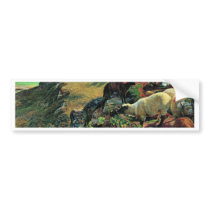 Our English Coast (Stray Sheep) By Hunt William Bumper Stickers
