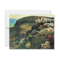 Our English Coast (Stray Sheep) By Hunt William Invitations