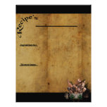 Our Family Favourites- Recipe Page Inserts 2 Letterhead Design