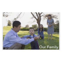 Our Family Stationary Card Customized Stationery