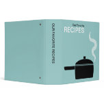 Our Favourite Recipes (2in) - Lt Blue Green Vinyl Binders