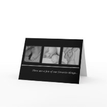 Our Favourite Things birth announcement