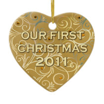 Our First Christmas 2011 ornaments