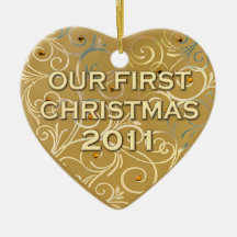 Our First Christmas 2011 Christmas Tree Ornaments