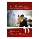 Our First Christmas Cards invitations