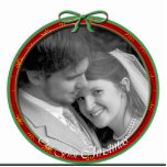 Our First Christmas Ornament Photo Cutout