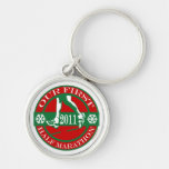 Our First Half Marathon - 2011 Key Chain