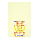"Our Greatest Glory"- Confucius Quote Custom Stationery