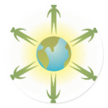 Our Green Planet Logo Design stickers