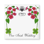 Our irish wedding refrigerator magnet