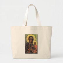 Our Lady of Czestochowa Canvas Bags