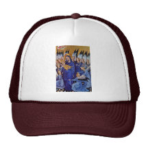 Our Lady Of Eleven Angels By Meister Des Wilton-Di Mesh Hats