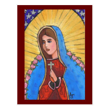 Our Lady of Guadalupe - postcard