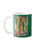 Our Lady of Guadalupe with Mexican Flag Coffe Mug