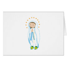 Our Lady of Lourdes Greeting Card