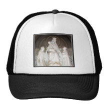 Our Lady of Mount Carmel Statue Trucker Hats