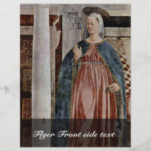 Our Lady Of The Annunciation., By Piero Della Full Color Flyer