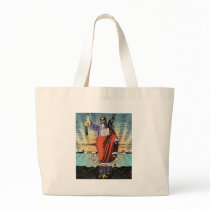 Our Lady of the Lowest Brow Tote Bags