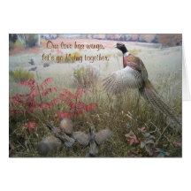 Our love has wings Greeting Card
