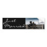 Our Love - Just Married Bumper Sticker