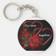 Our love together keyring key chain
