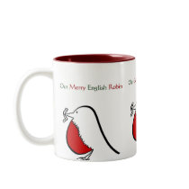 Our Merry English Robin Mug