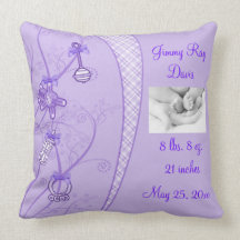 Our New Addition In Purple Hues Throw Pillow