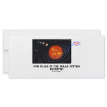 Our Place In The Solar System Revisited Customized Rack Card