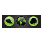 Our Planet Bookmark Business Cards