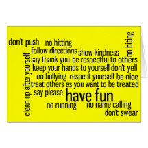 Our School Classroom Rules Cards