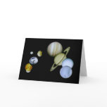 Our Solar System Astronomy Greeting Card