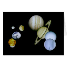 Our Solar System Astronomy Greeting Card