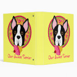 Our Sweet Terrier Vinyl Binders