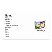 Our Wedding Bride and Groom T-shirts and Gifts Business Card