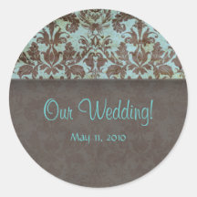 Our Wedding RSVP Stickers