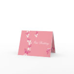 Our Wedding - White flowers and butterflies cards