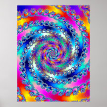 Ouragan bleu I Poster