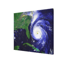Ouragan Fran Toile Tendue Sur Châssis