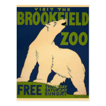 Ours Brookfield-Polaire Cartes Postales