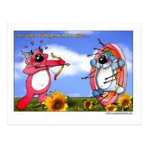 ours chère poste love card carte postale ours ange