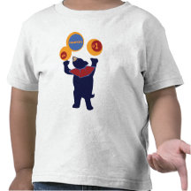 Ours d'anniversaire de cirque t-shirts